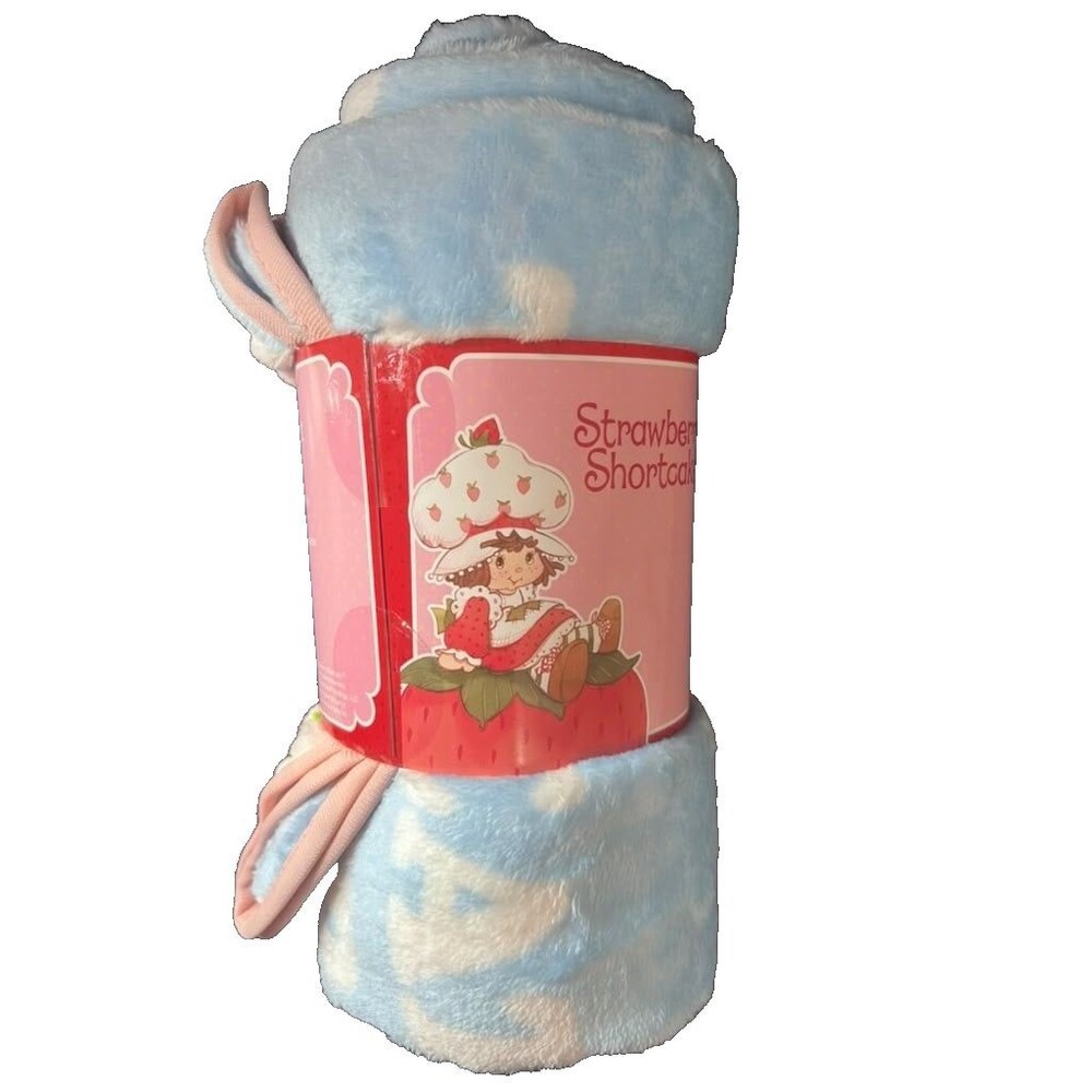 Strawberry Shortcake Girl's Soft Fleece Lightweight Travel Blanket,40" X 50" New